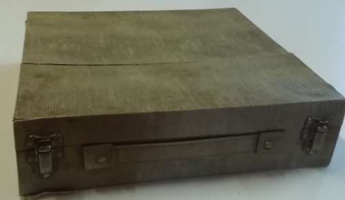 VINTAGE 78rpm LINGUAPHONE RECORDS(Afrikaans language) IN CASE.