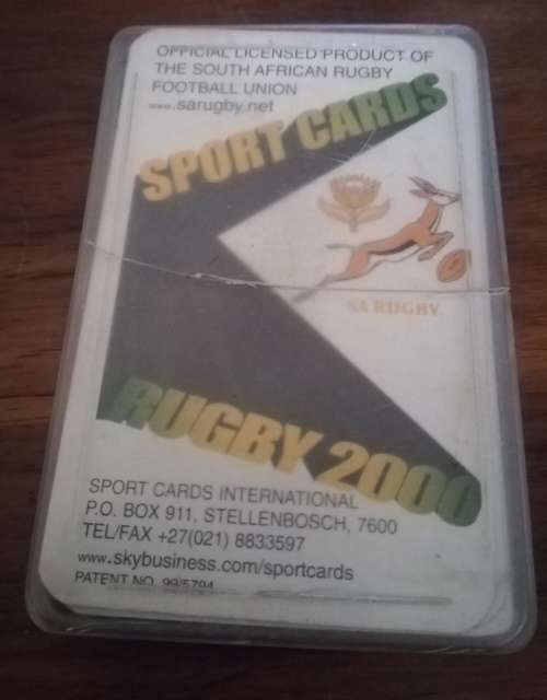 COLLECTABLE S. A. RUGBY 2000 SPORTS CARDS