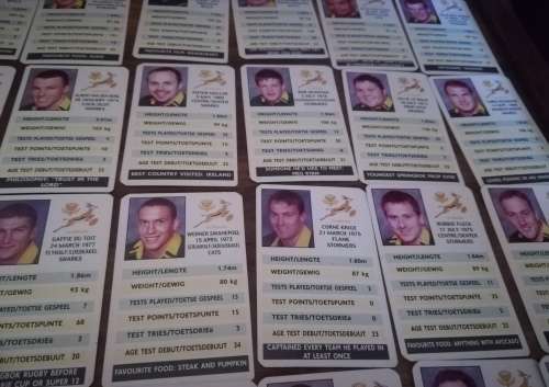 COLLECTABLE S. A. RUGBY 2000 SPORTS CARDS