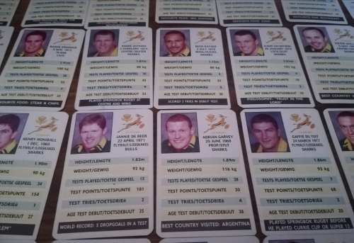 COLLECTABLE S. A. RUGBY 2000 SPORTS CARDS