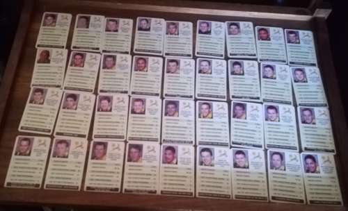 COLLECTABLE S. A. RUGBY 2000 SPORTS CARDS