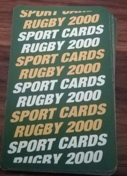 COLLECTABLE S. A. RUGBY 2000 SPORTS CARDS