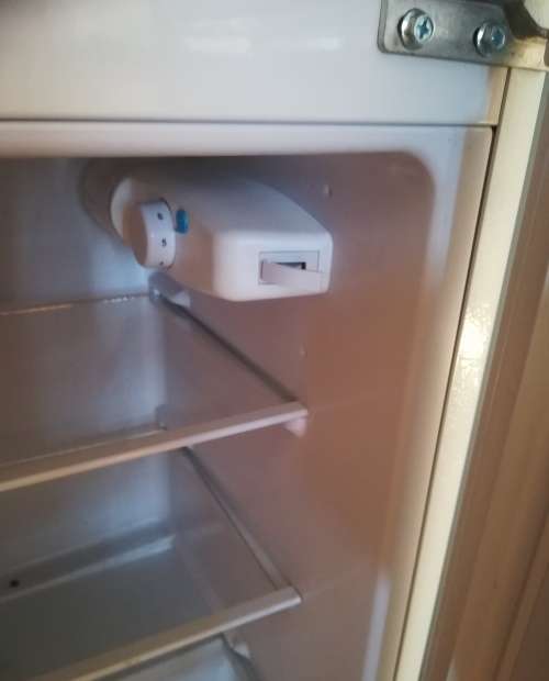 GOLDAIR 130liter doubledoor refrigerator. Like new. Length 102cm. Width 40cm. (NO DELIVERY)