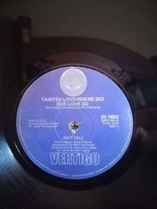 SOFT CELL - TAINTED LOVE LP VINYL RECORD