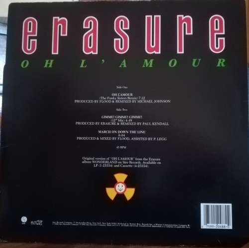 ERASURE MAXI SINGLE 45RPM
