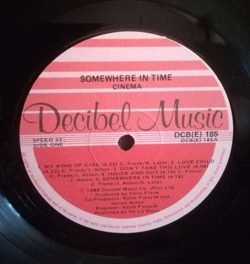 CINEMA LP VINYL RECORD