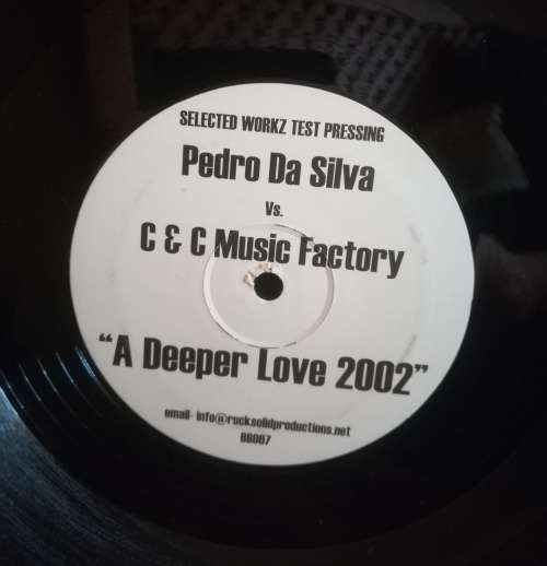 PEDRO DA SILVA VS. C & C MUSIC FACTORY `A DEEPER LOVE 2002` TEST PRESSING LP VINYL