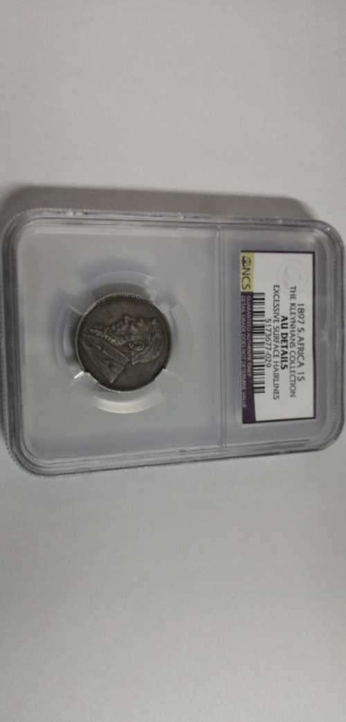 1897 1 Shilling NCS Slabbed