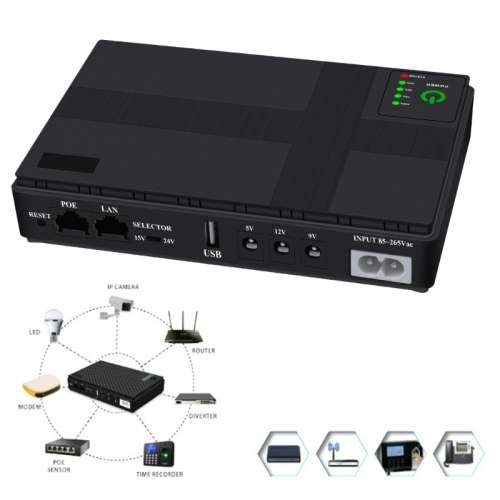 Uninterrupted Mini WIFI Power Supply DC UPS Backup