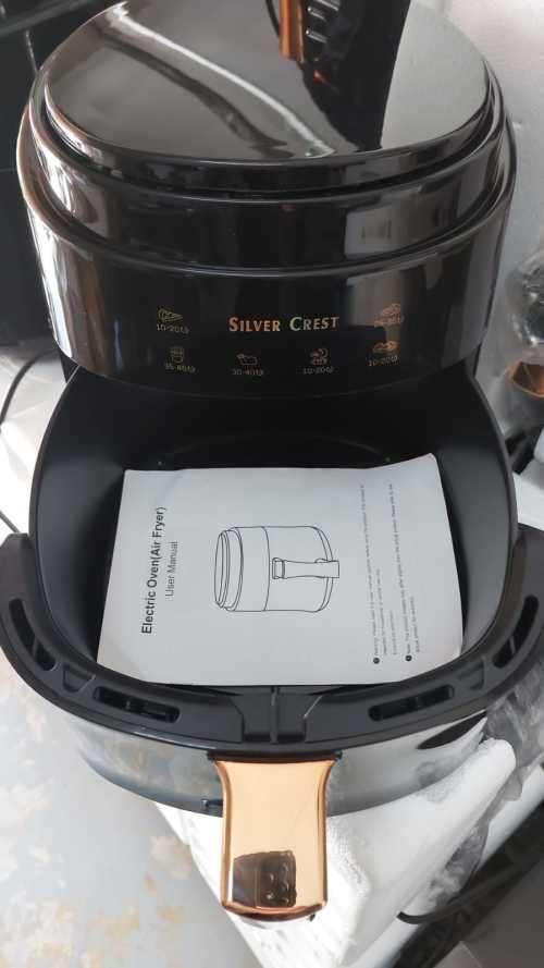Refurbished Silver Crest XXL Air Fryer Black