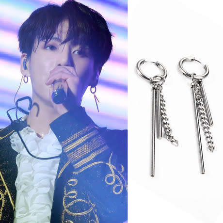 Stainless steel unisex earrings