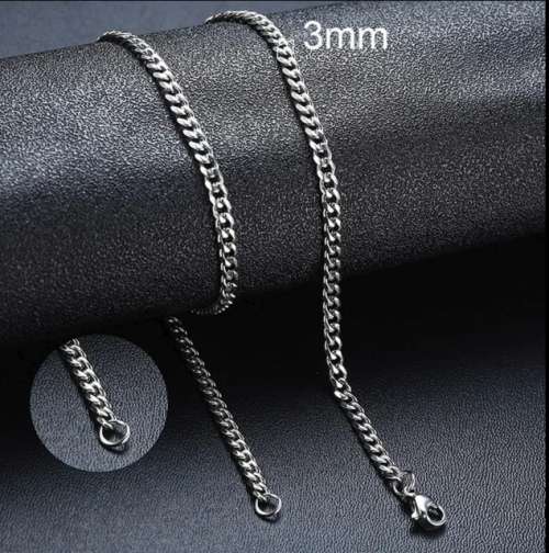 Stainless Steel Necklace 3mm*70cm