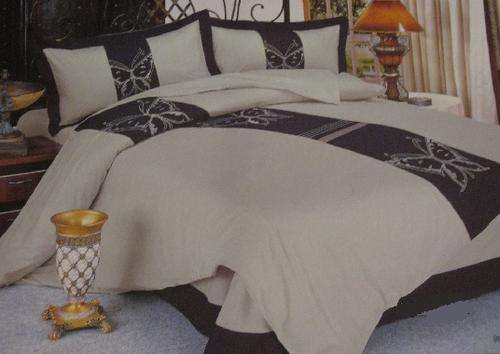 6 Piece Embroidered Duvet Cover Set