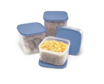 Tupperware's LIFETIME GUARANTEE Space Savers Square 1 and 4