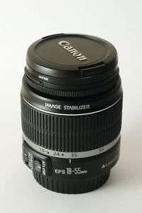 CANON 18-55mm IS MACRO 0.25m/0.8ft 1:3.5-5.6 IMAGE STABILIZER Lens