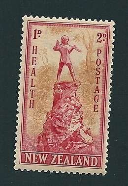 New Zeeland Stamps (seels) 1d ---- 3d black  & Red ( swart & rooi)