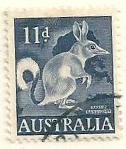 rabit stamp 11d australia