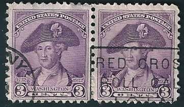 USA GEORGE WASINGTON 3C 1932 PAIR