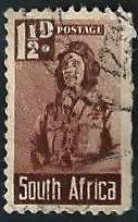 SOUTH AFRICA - SUID AFRIKA 1942-44 WAR EFFORT X6 STAMPS