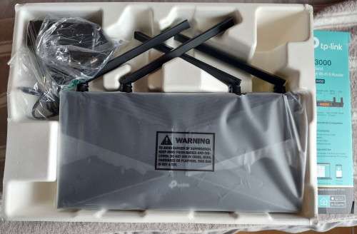 TP-Link Archer AX50 3000Mbps WiFi 6 Router (New, Intel Dual Core, 5x Gigabit, MU-MIMO, TWT, OFDMA)