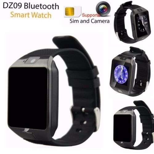 DZ09 Smart Watch SIM Slot For Android IOS ***BLACK***