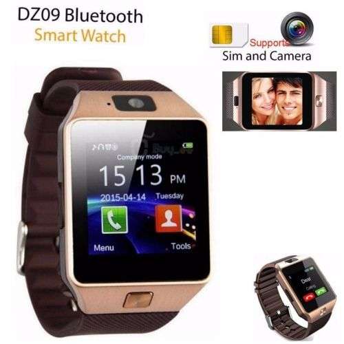 DZ09 Smart Watch SIM Slot For Android IOS ***BLACK***