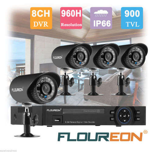 8CH HDMI DVR Outdoor CCTV