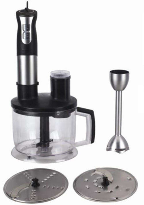 Prima Hand Blender with Food Processor Accessories (POB-2208S)