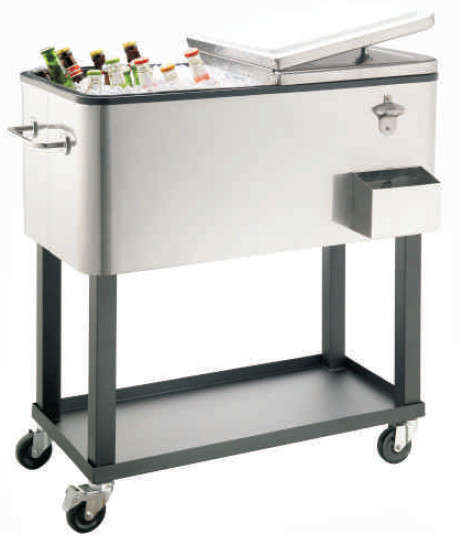 SALE!!! Patio Ice Cooler with Wheels (GCC-80)