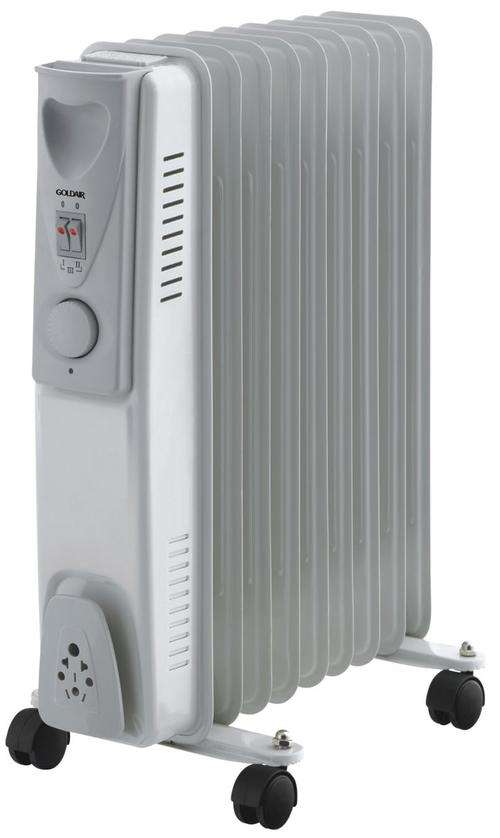 Goldair Slim 9 Fin Oil Radiator (GSOR-9) Delivery in less than 7 days!