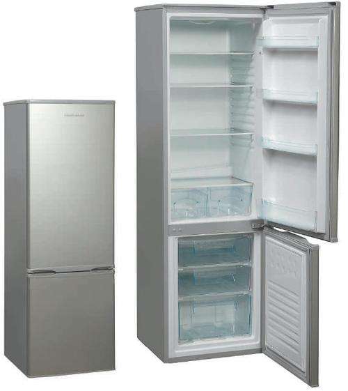 Telefunken 415L Combi Silver Refrigerator with Freezer **** FREE DELIVERY IN JHB **** (TDC-415ST)
