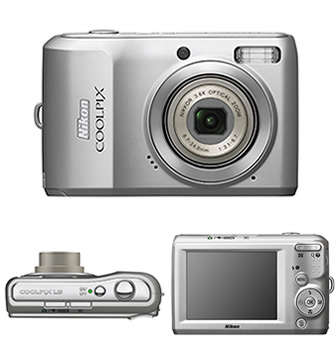Nikon Coolpix L19 Digital Camera FREE 2GB SD & NIKON CASE