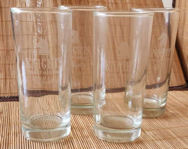 Set of 4 Knights Finest Matured Whisky Glasses