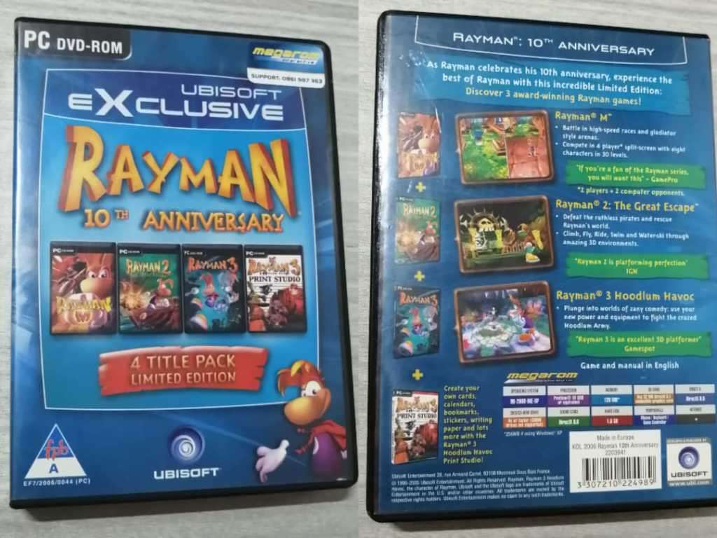 PC Game Ratyman 10th Anniversary 4 Title Pack Limited Edition