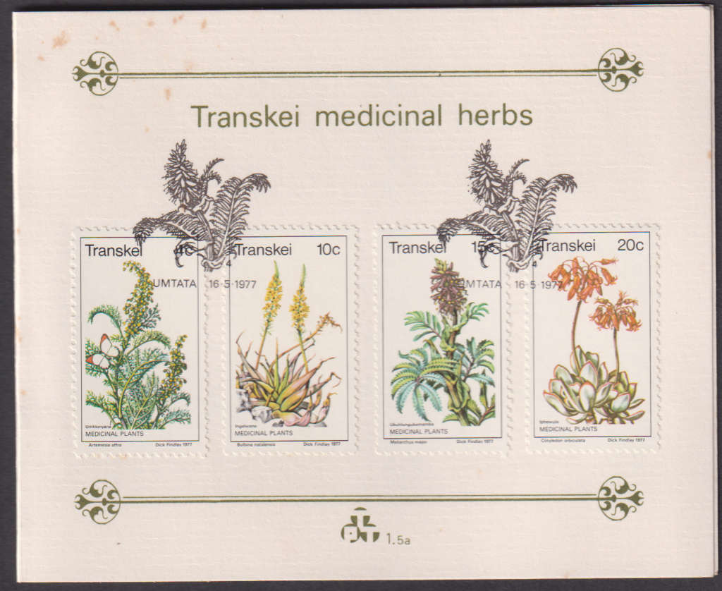 Stamps Transkei Medicinal Herbs 1977
