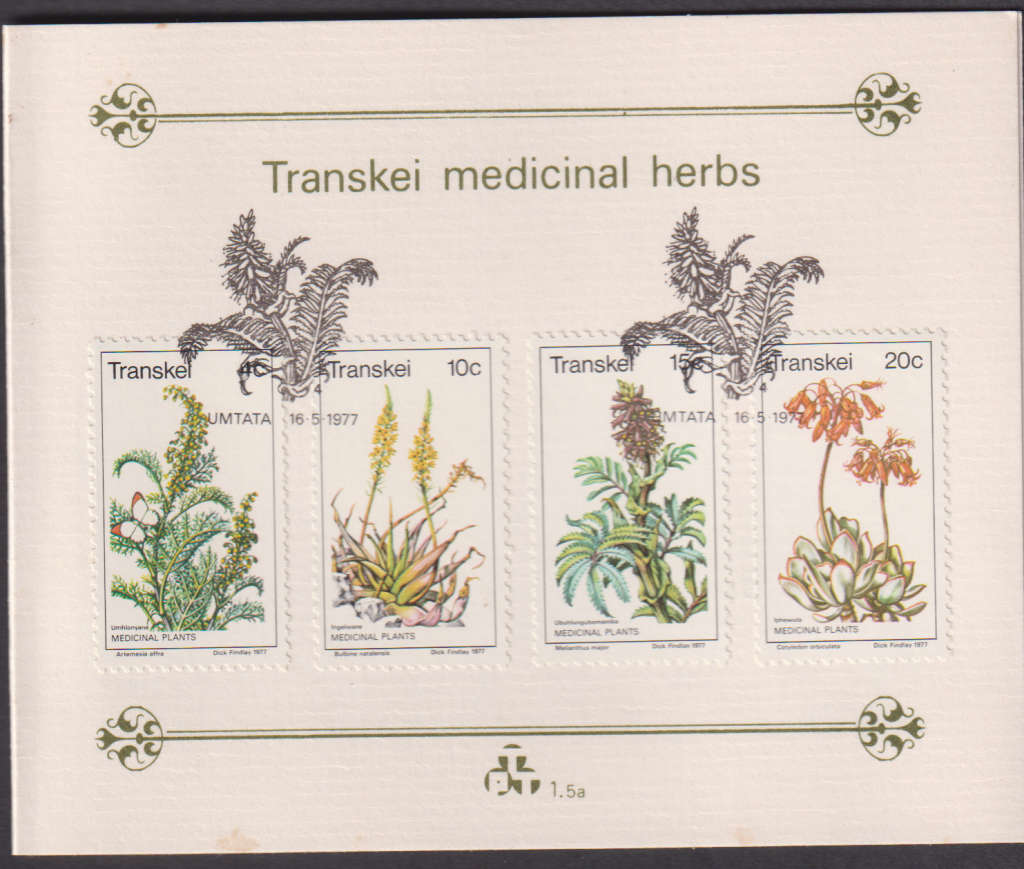 Stamps Transkei Medicinal Herbs 1977