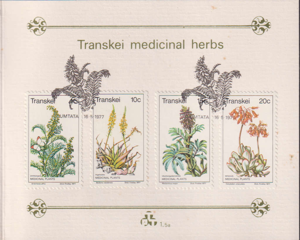 Stamps Transkei Medicinal Herbs 1977