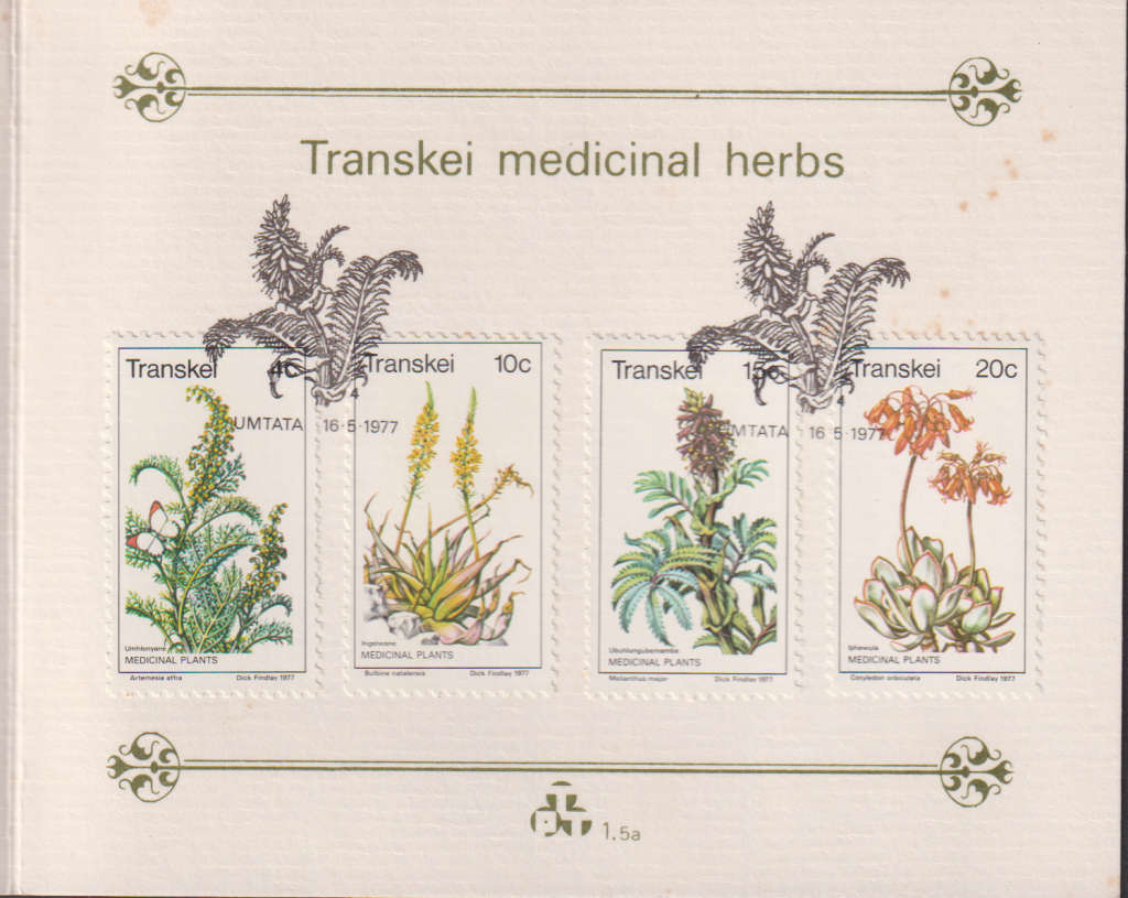 Stamps Transkei Medicinal Herbs 1977