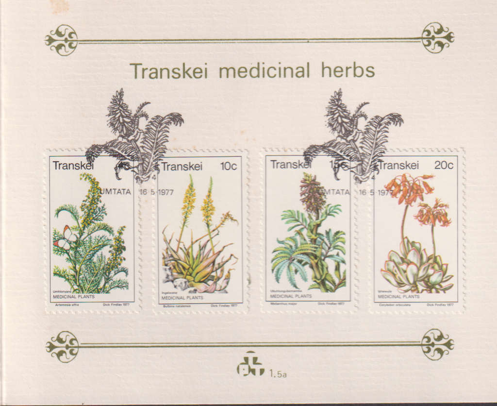 Stamps Transkei Medicinal Herbs 1977
