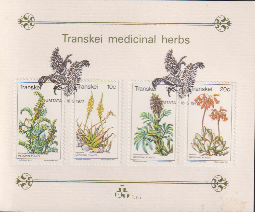 Stamps Transkei Medicinal Herbs 1977