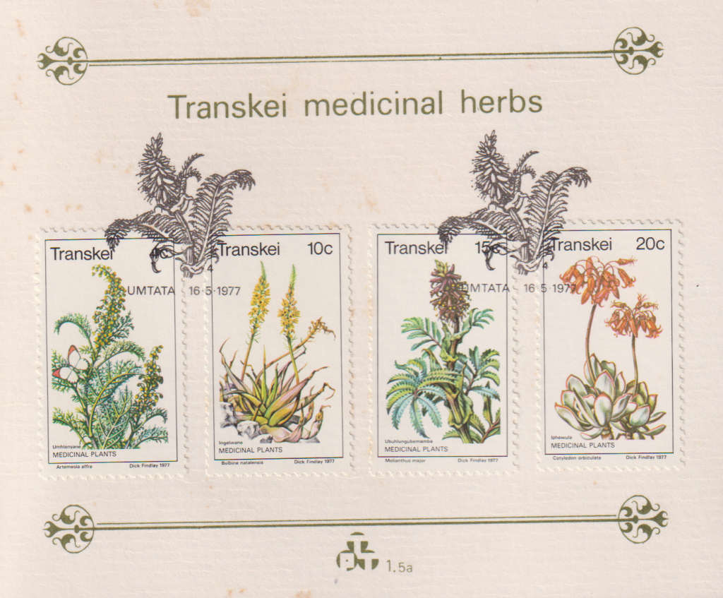 Stamps Transkei Medicinal Herbs 1977