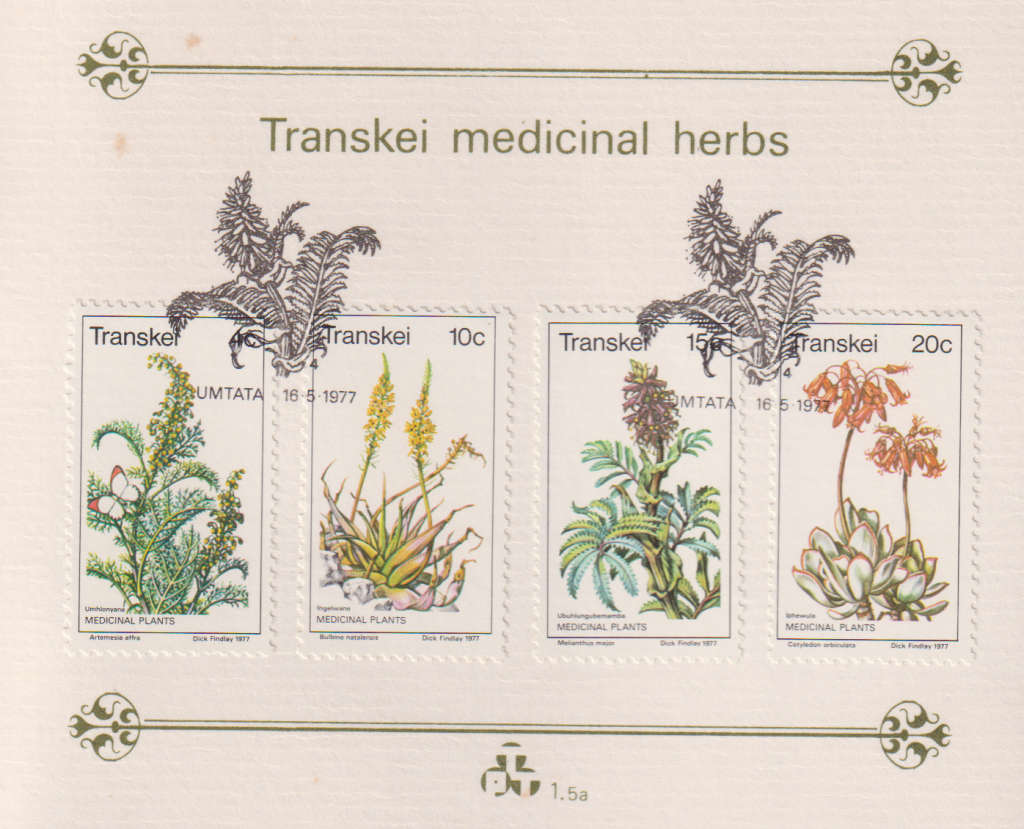 Stamps Transkei Medicinal Herbs 1977
