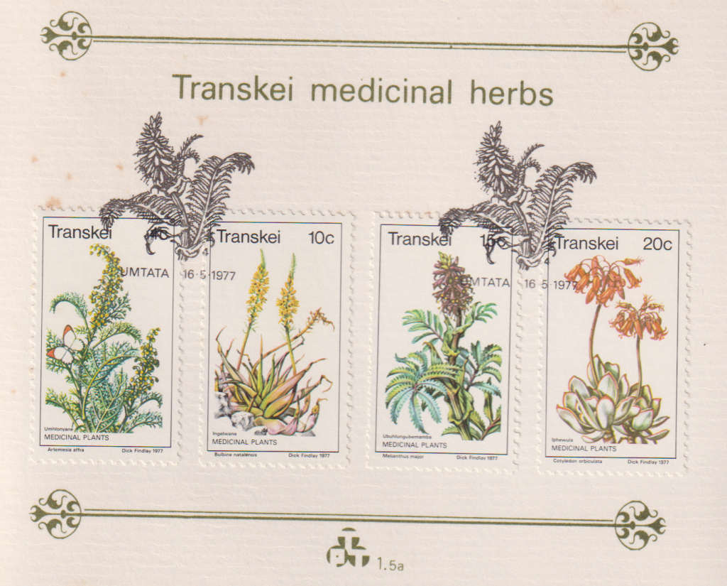 Stamps Transkei Medicinal Herbs 1977