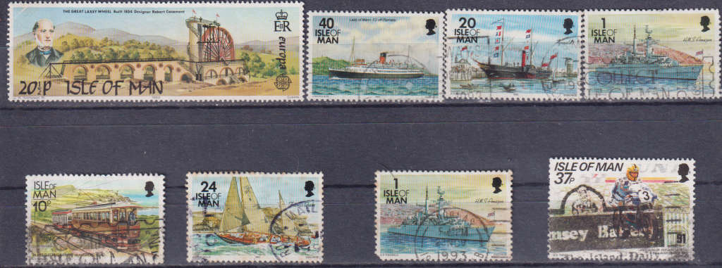 Stamps Isle of Man Mix Card