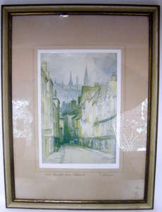 F Robson Print (British 1880 - 1936)- Signed and Titled in Pen! Framed