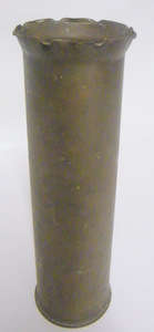 C1905 - Trench Art Brass Vase (31cm tall)