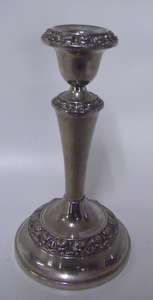 Silver Plated Candle Stick (IANTHE, Made in England)