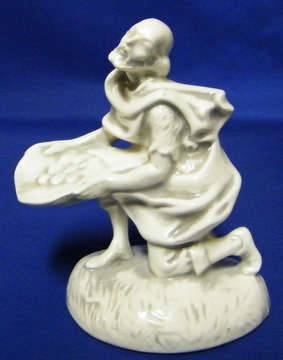 Crouching Man Figure with markings