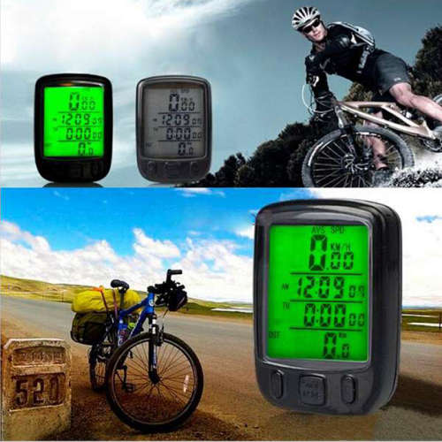 Waterproof Bicycle Bike Cycle Wired LCD Digital Computer Speedometer