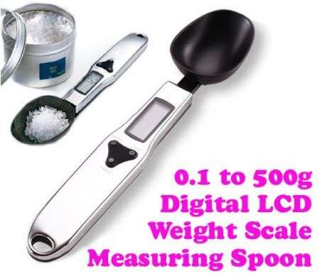 DIGITAL SPOON SCALE 500G/0.1G